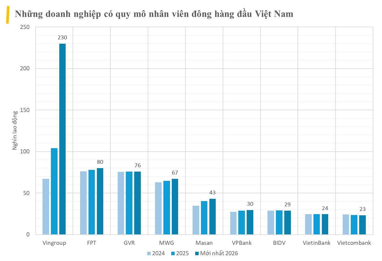 Đằng sau 1,2 triệu việc làm: Vingroup, FPT cùng PVN, Viettel ... đang gồng gánh bức tranh lao động ra sao?- Ảnh 2.
